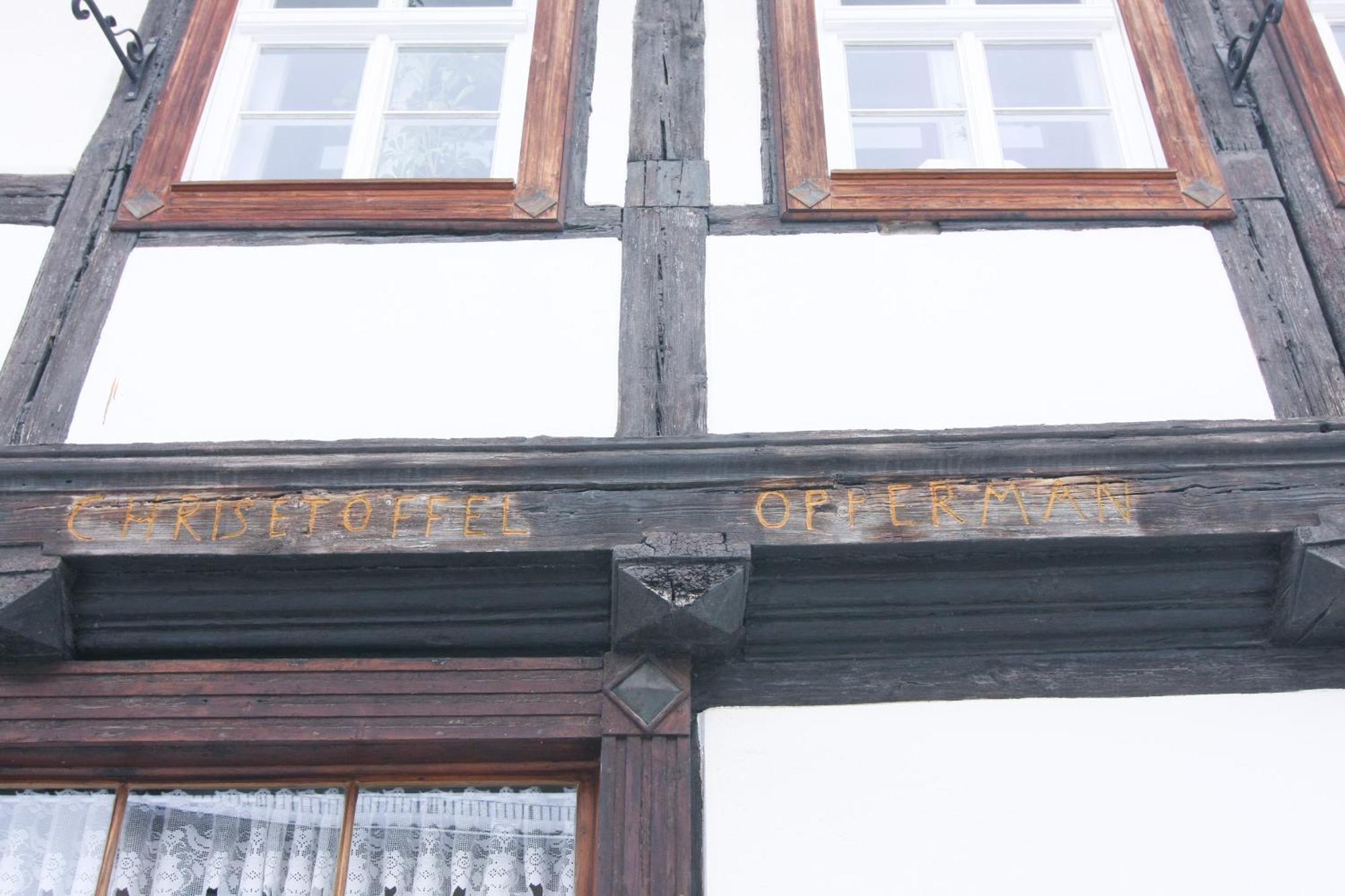 Urlaub Im Fachwerk - Das Sattlerhaus Quedlinburg Buitenkant foto